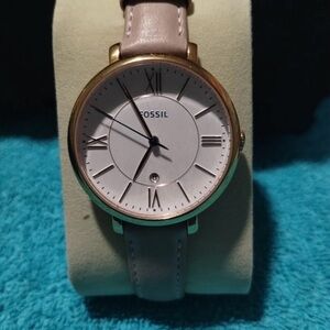 Fossil Women's Gold and Tan Watch